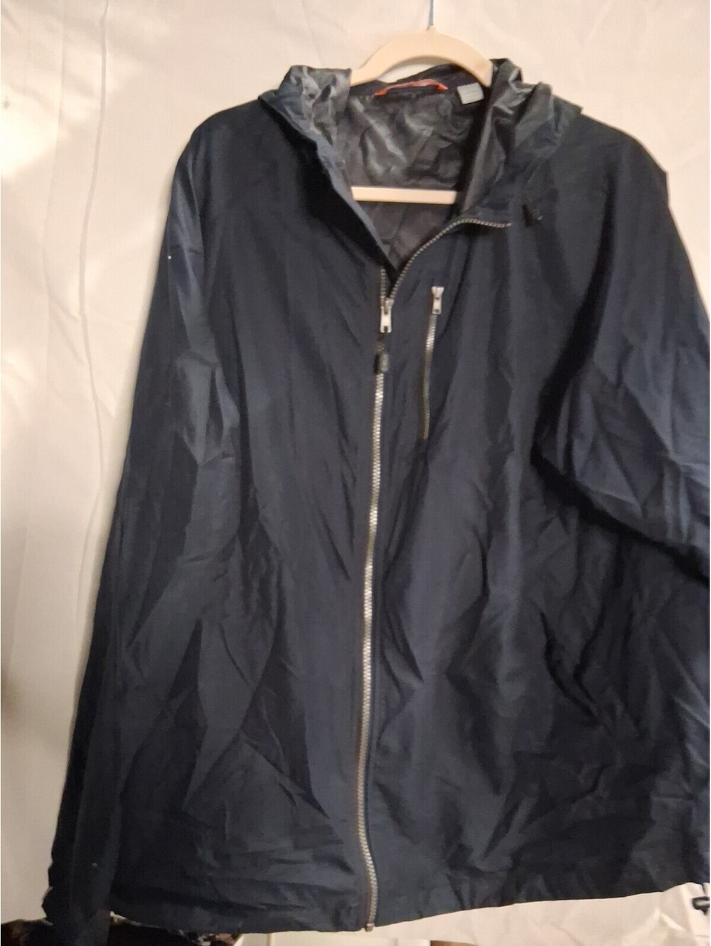 CBUK Cutter & Buck Jacket Mens XL Navy Full Zip Polyester Windbreaker